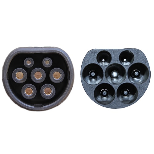 2-EVMOTIONS Delta Type2 -> Type2 (1x32A) 8m Електрическо зарядно за автомобил