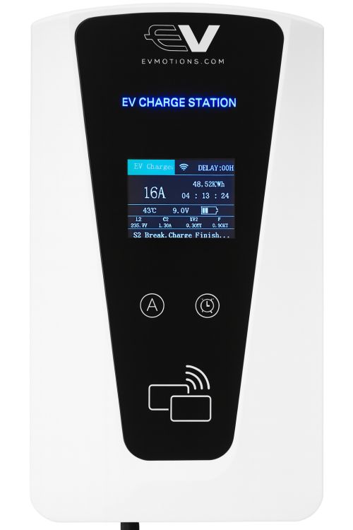 1-EVMOTIONS Delta Smart Wallbox Type2 7.4kw Wi-Fi Електрическо зарядно за автомобил